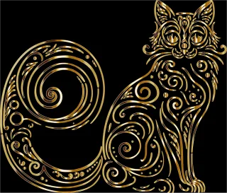 Cat Animal Feline Stickdatei