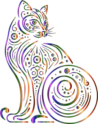 Cat Animal Nature Stickdatei