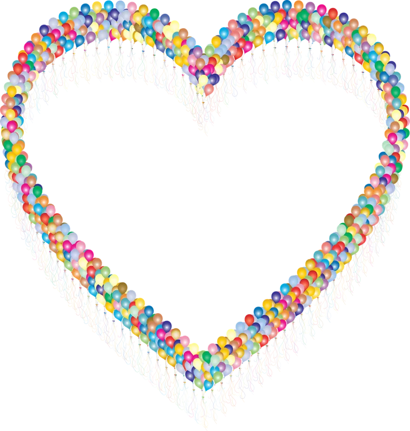 Balloons Heart Nature Stickdatei – Fahrzeuge