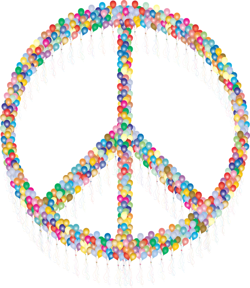 Balloons Peace sign Celebration Stickdatei – Fahrzeuge