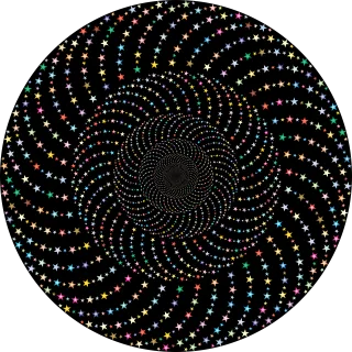 Stars Nature Vortex Stickdatei