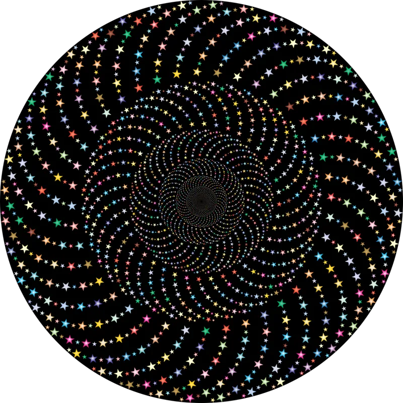 Stars Nature Vortex Stickdatei – Kinder