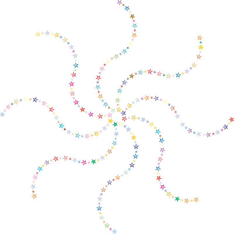 Stars Design Abstract Stickdatei – Kinder