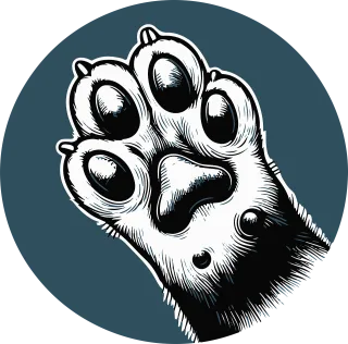 Cat Paw Pet Stickdatei