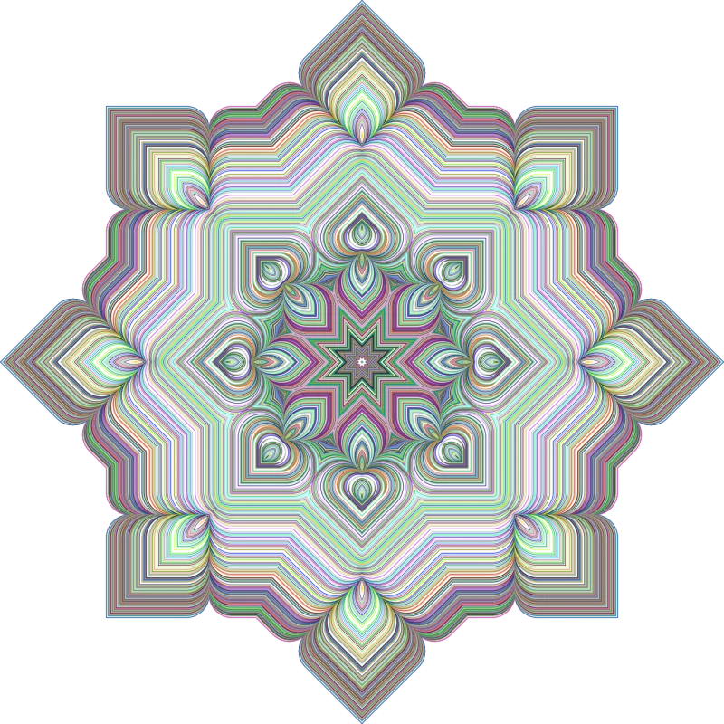 Star Rosette Geometric Stickdatei – Weihnachten