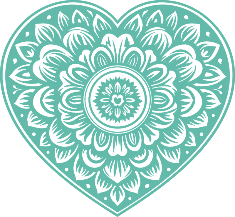Ai generated Heart Love Stickdatei – Herzen & Liebe