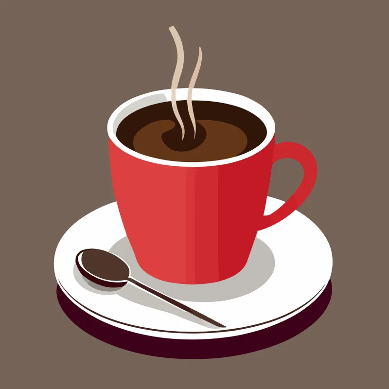 Ai generated Coffee Caffeine Stickdatei – Essen & Trinken