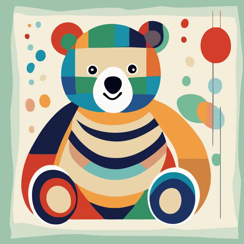Ai generated Bear Animal Stickdatei – Tiere