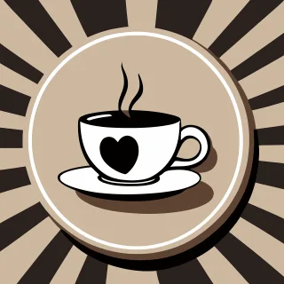 Ai generated Coffee Caffeine Stickdatei