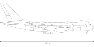 Airbus a380 Profile Sideview Stickdatei