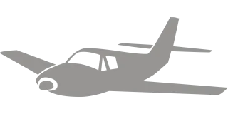 Airplane Silhouette Clip Stickdatei
