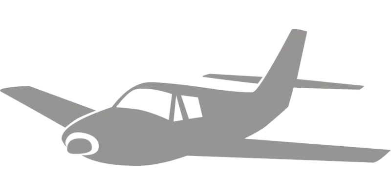 Airplane Silhouette Clip Stickdatei – Kinder