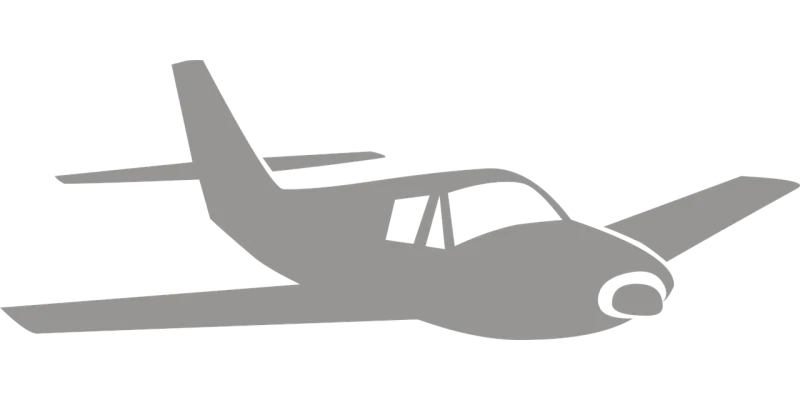 Airplane Silhouette Clip Stickdatei – Fahrzeuge