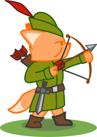 Fox Archer Bow Stickdatei