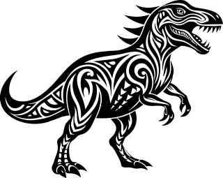 Ai generated Tyrannosaurus rex Dinosaur Stickdatei
