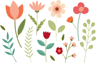Ai generated Flowers Flower background Stickdatei – Blumen