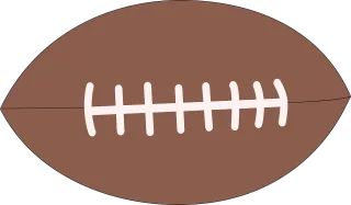 American Football Stitches Stickdatei