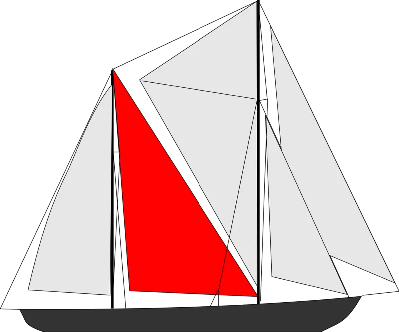 Sailing Boat Sails Stickdatei – Fahrzeuge