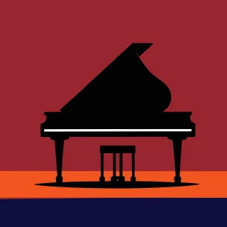 Piano Music Melody Stickdatei