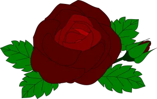 Rose Red Flower background Stickdatei