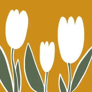 Tulip Flower Plant Stickdatei
