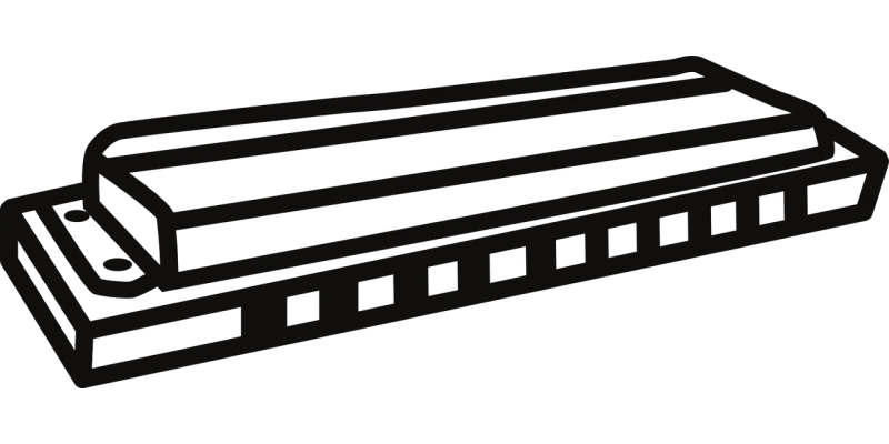 Harmonica Mouth organ Music Stickdatei – Musik