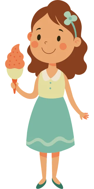 Ai generated Girl Nature Stickdatei