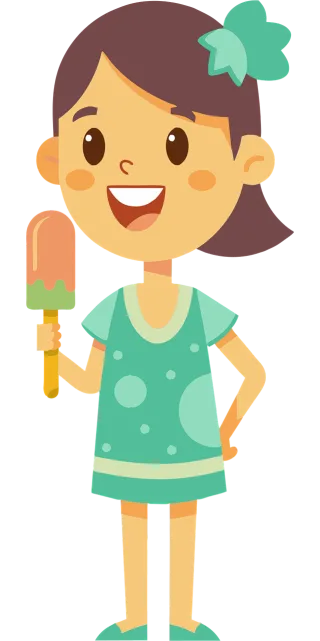 Ai generated Girl Nature Stickdatei
