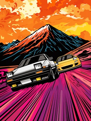 Car Racer Retro Stickdatei