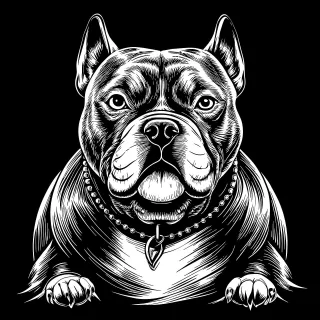 Bull dog sketch Dog sketch Pet Stickdatei