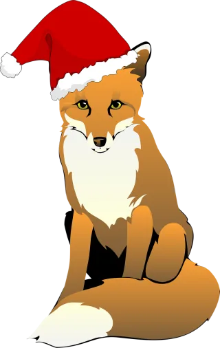 Fox Cap Christmas Stickdatei