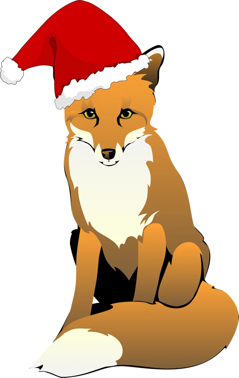 Fox Cap Christmas Stickdatei – Weihnachten