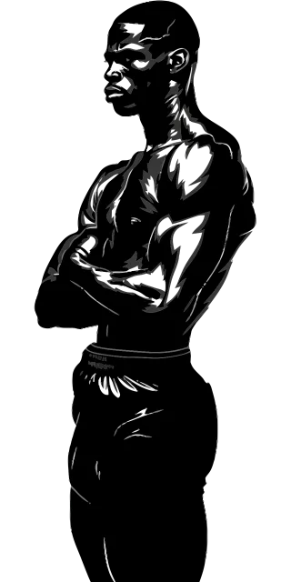 Boxing Fighter Pose Stickdatei