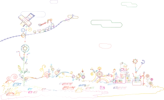Abstract Train Fantasy Stickdatei