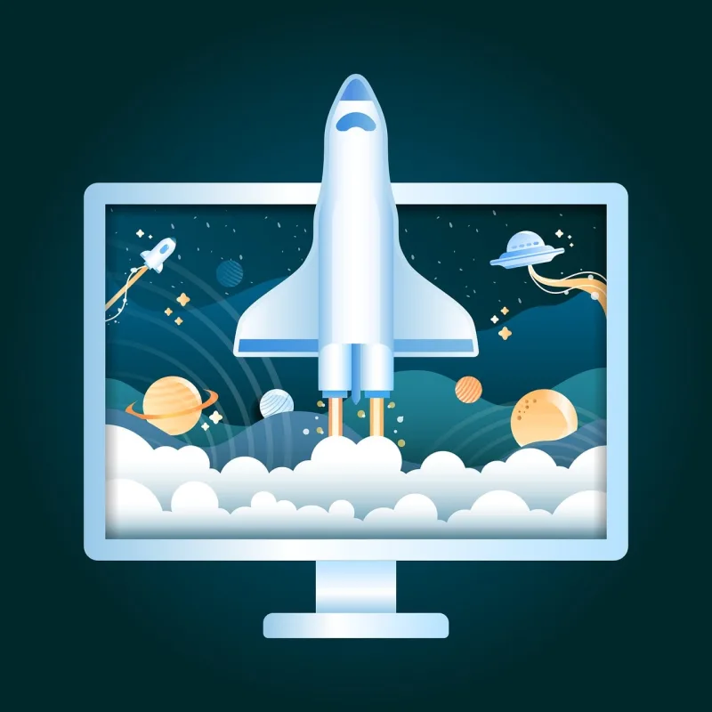 Business Launch Start up Stickdatei – Kinder