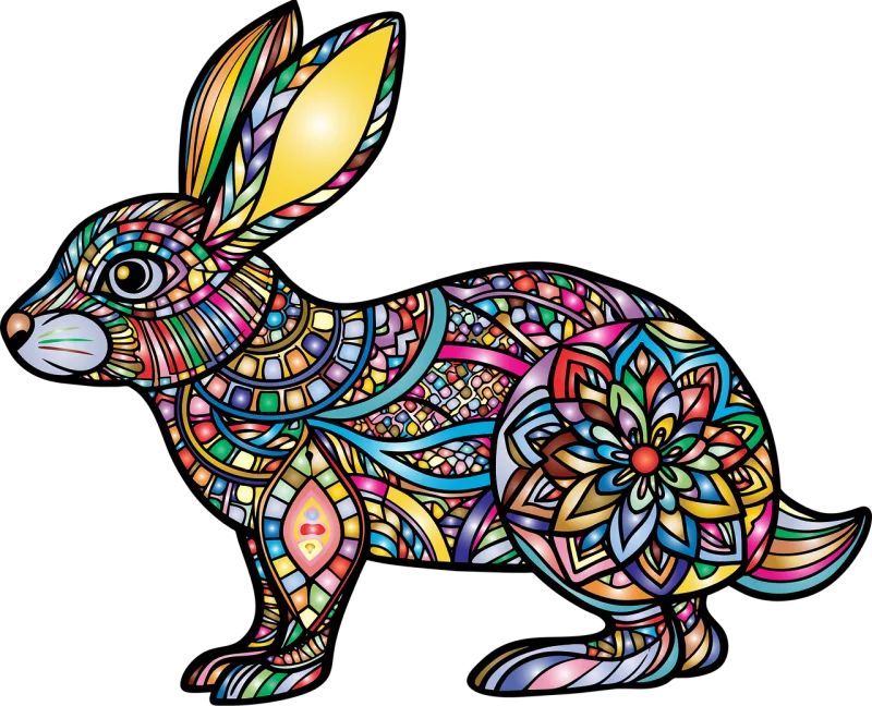 Bunny Rabbit Animal Stickdatei – Tiere