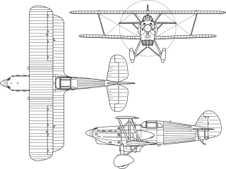 Czechoslovak Fighter Biplane Stickdatei