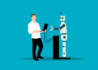 Programming Robot Cyborg Stickdatei