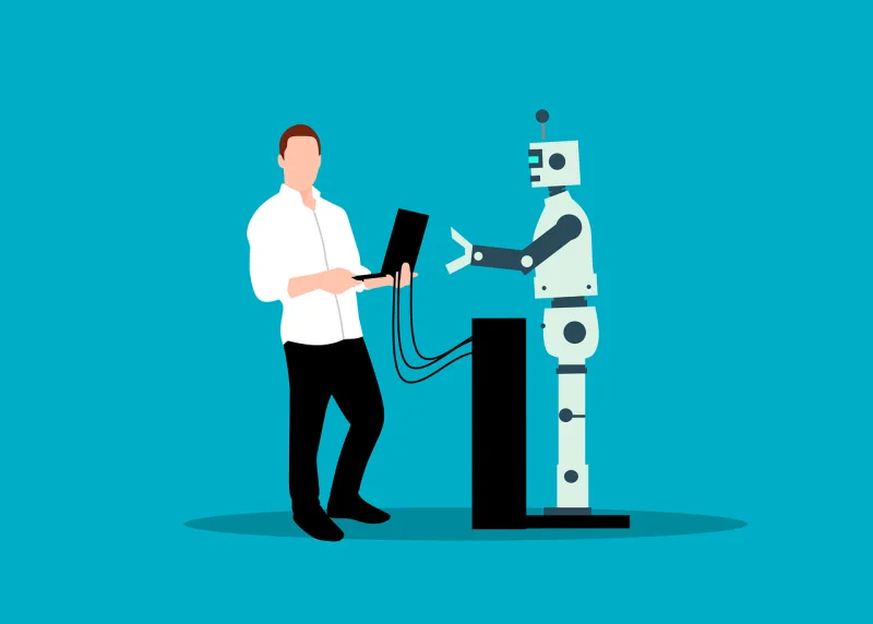 Programming Robot Cyborg Stickdatei – Kinder