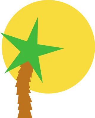 Sun Nature Star Stickdatei