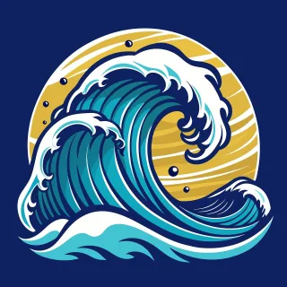 Ai generated Sea Ocean Stickdatei – Natur