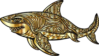 Shark Animal Predator Stickdatei