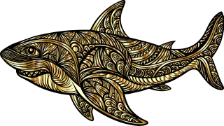 Shark Animal Predator Stickdatei