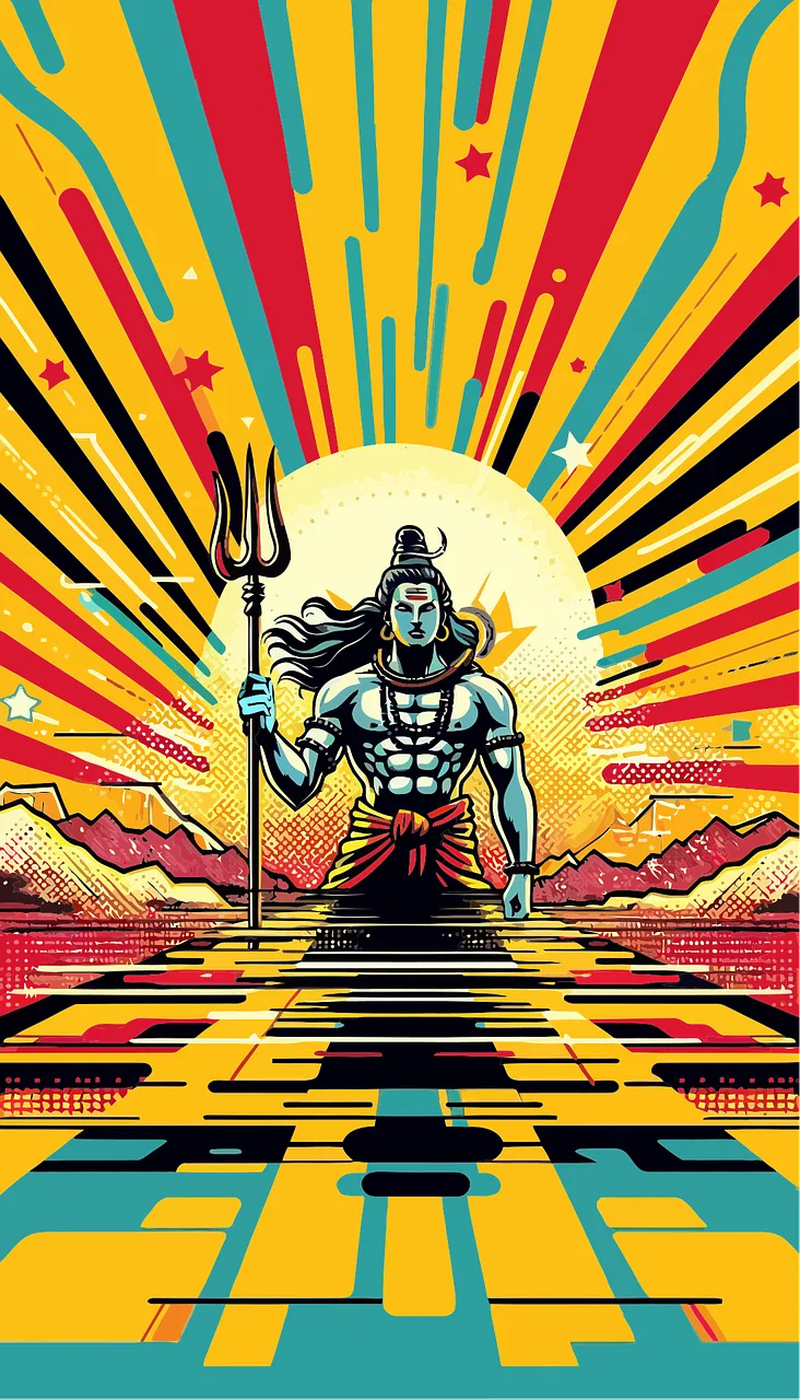 Ai generated Hindu Deity Stickdatei – Sport