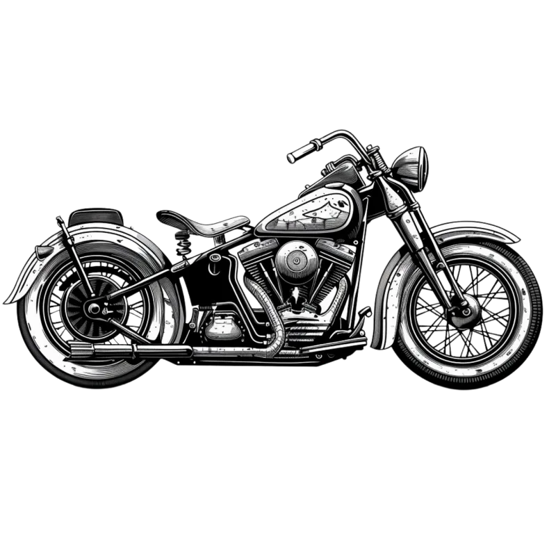 Ai generated Motorcycle Bike Stickdatei – Fahrzeuge