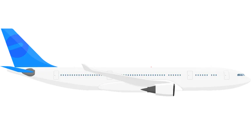 Airliner Airplane Flying Stickdatei – Fahrzeuge
