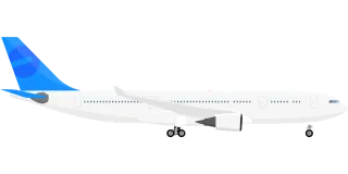 Airliner Airplane Landing gear Stickdatei – Kinder
