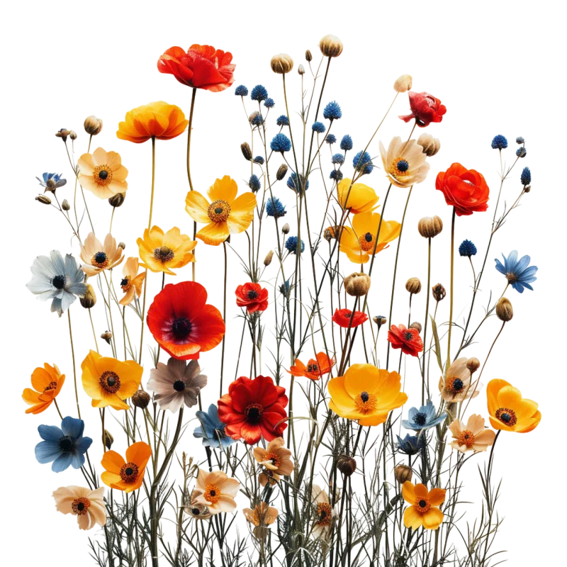 Ai generated Flowers Blooming flowers Stickdatei – Blumen
