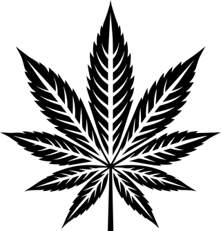 Ai generated Leaf Silhouette Stickdatei