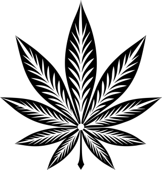 Ai generated Leaf Silhouette Stickdatei